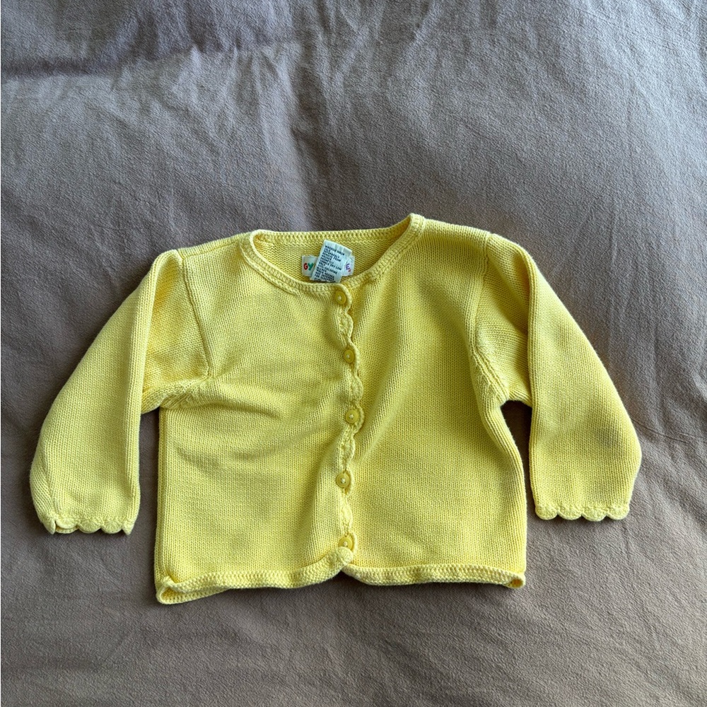 Gymboree Yellow Cardigan